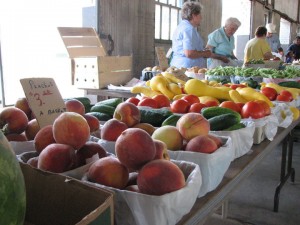 Shopping at the market