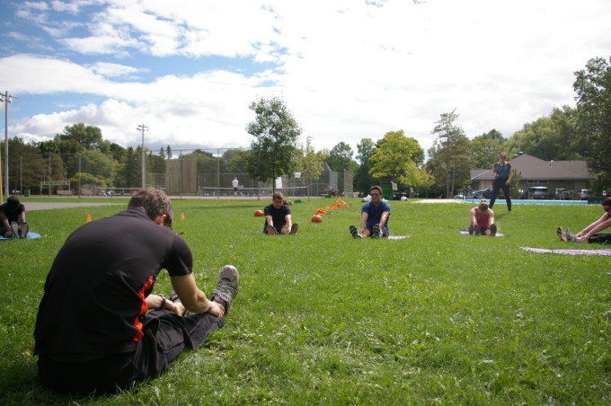 Burke Takes 5 to Stretch